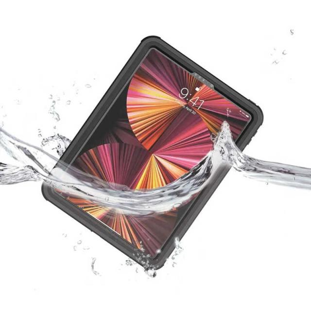 ARMORX　ARMORX IP68 Waterproof Case with Hand Strap for 11inch iPad Pro ( 3rd2nd ) ［ Black ］　MXSA15S