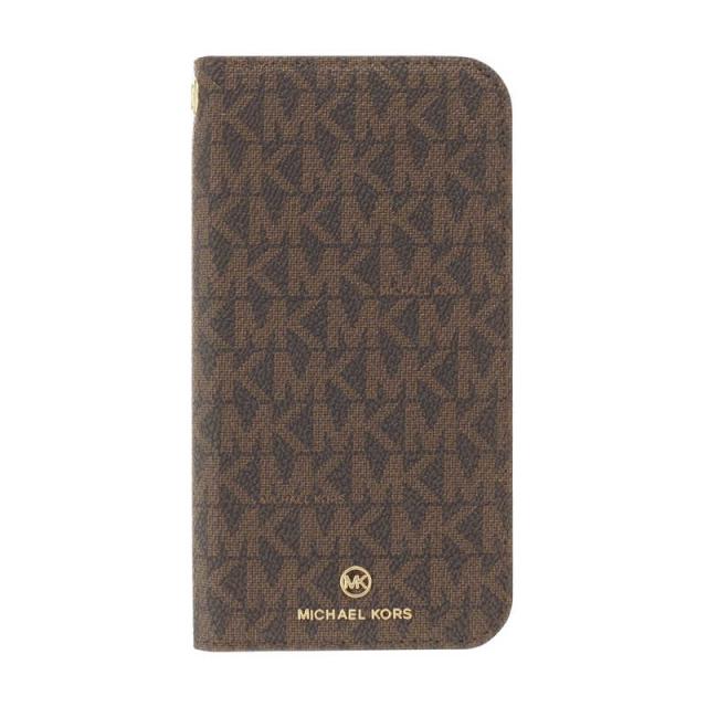 マイケルコース　Case Edge Corting with Tassel Charm for iPhone 2021(6.1inch 3レンズ) [ Brown/Black ]　MKECBBLFLIP2162の通販はスマホケース