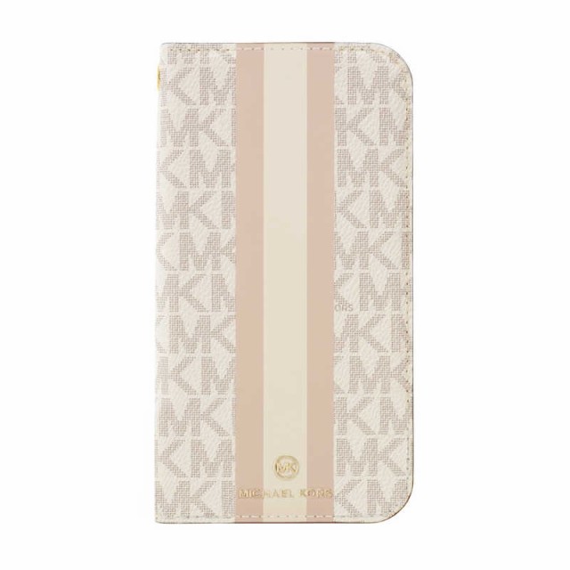 マイケルコース Folio Case Stripe with Tassel Charm for iPhone 13