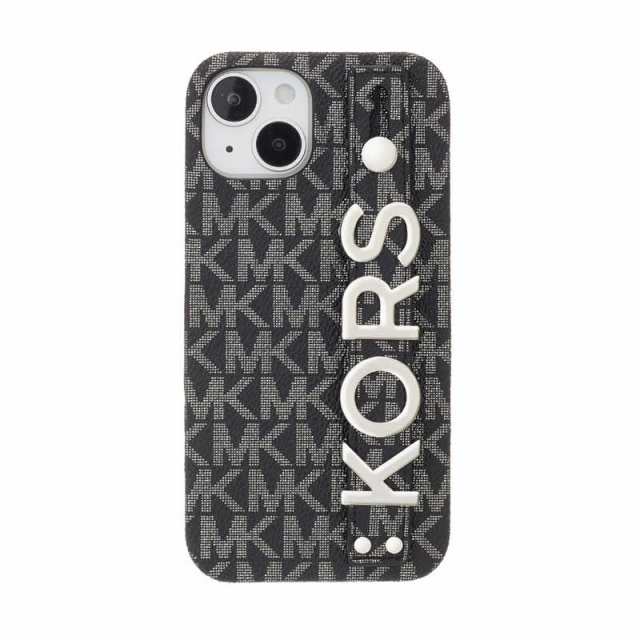 マイケルコース　MICHAEL KORS - Slim Wrap Case Stand ＆ Ring for iPhone 14 ［ Black ］　MKBLKWPIP2261