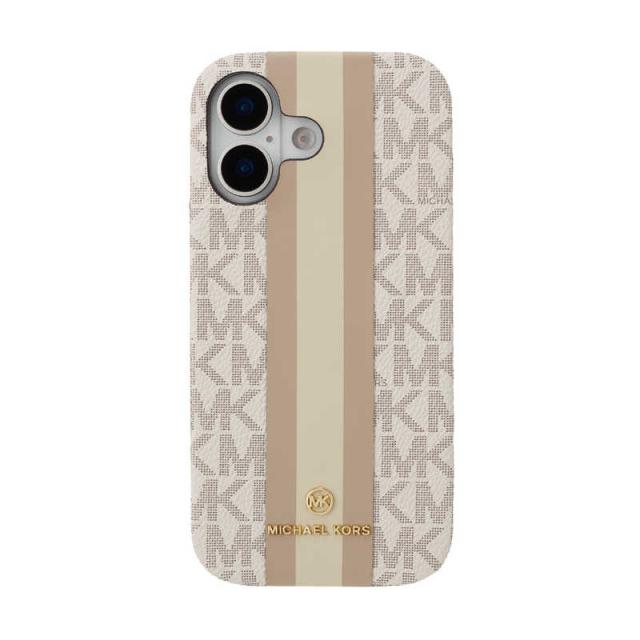 マイケルコース　MICHAEL KORS - Slim Wrap Case Stripe for MagSafe for iPhone 17 ［ Vanilla ］ MICHAEL KORS　MKSTVNLWPIP2563