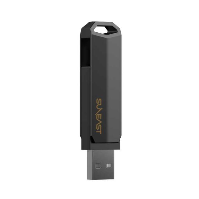 SUNEAST　外付けSSD スティック型 Revolve R10 シリーズ 512GB USB 3.2(Gen 2)USB Type C/USB-A両対応 回転式カバー s ブラック ［ポータブル型］　SE-PS0512G2LO1BF_3