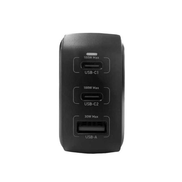 SUNEAST　USB急速充電器 100w シリコンケーブルPD対応100W(2m付) 収納ポーチ付 ブラック　SE-AC100DC001BKF_2