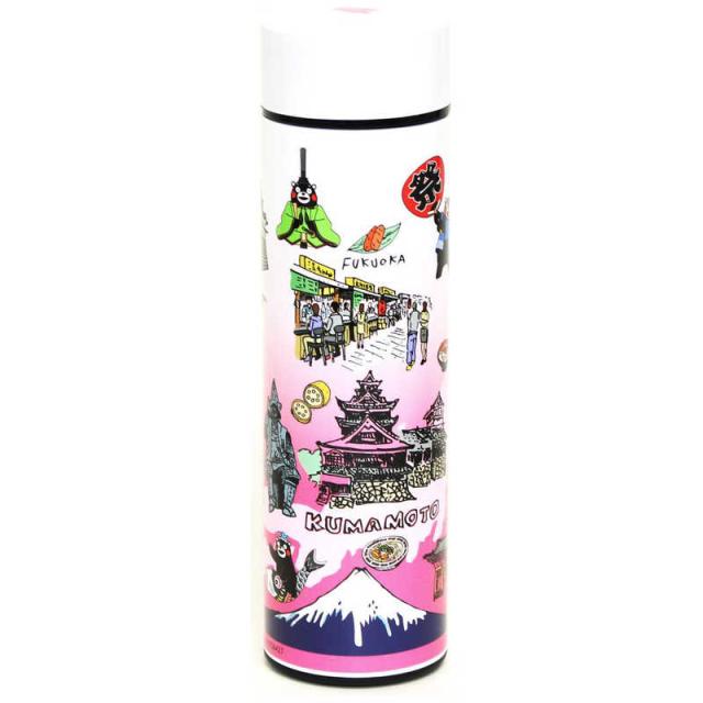 縁音　山中塗りステンレスボトル くまモン450ml 全国　クマモン450ML