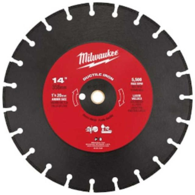 ミルウォーキーツールジャパン合同会社 14インチ356mm)ダイヤモンドブレード(セグメント 49937340