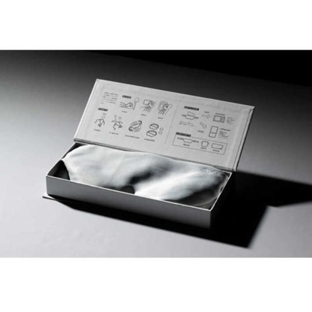 FLH　眠りに、重いを。 加重アイマスク グレー　NLKEM/GRY_1