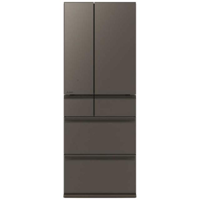 三菱　MITSUBISHI　冷蔵庫 6ドア 608L フレンチドア(観音開き) WZシリーズ 真ん中冷凍室 幅68.5cm グランドアンバーグレー　MR-WZ61N-H（標準設置無料） 160,000円