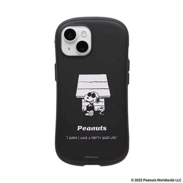 HAMEE　［iPhone 15/14/13専用］PEANUTS/ピーナッツ iFace First Class MagSynqケース iFace くすみブラック/ジョー・クール　41-186620