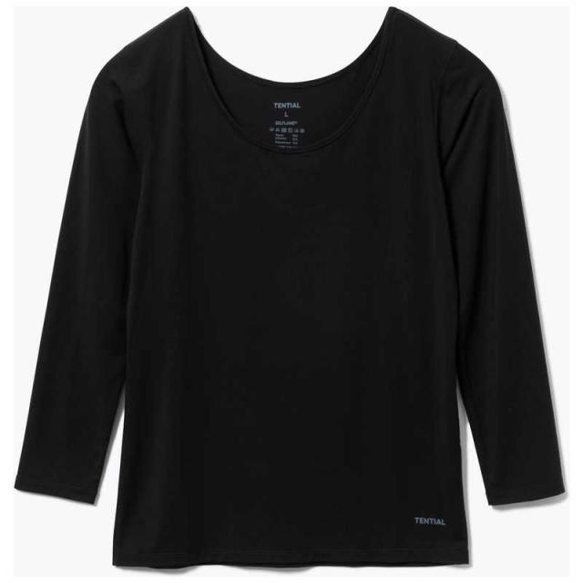 TENTIAL　なめらかタッチインナーウェア長袖ウィメンズブラック(L)-25FW　25FLMI042W00120006N