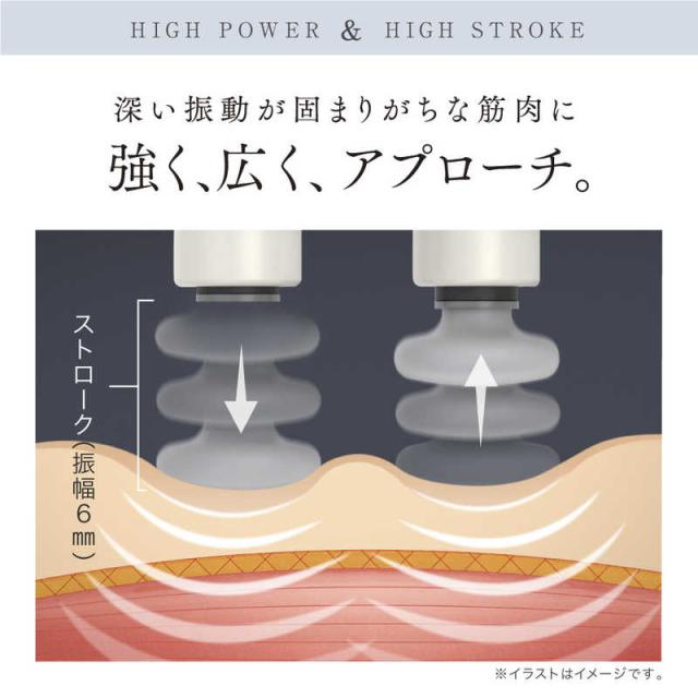 HOMIA　ダブル振動ヘッド ハンディガン HOMIA DOUBLE SWORD ホーミア ダブルソード(ブラック/約183×90×46mm)　HM-DS21BKの通販は