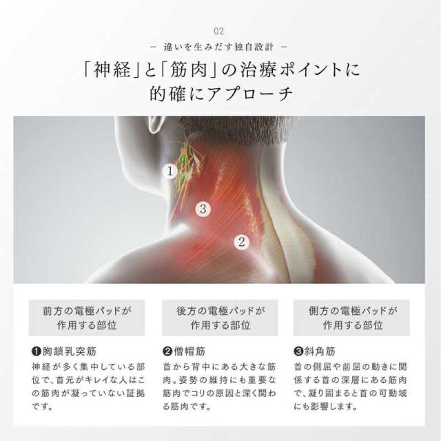 MYTREX　家庭用低周波治療器 DR. HEAT NECK マイトレックス ドクターヒートネック(ブラック)　MTDRHN21B_8