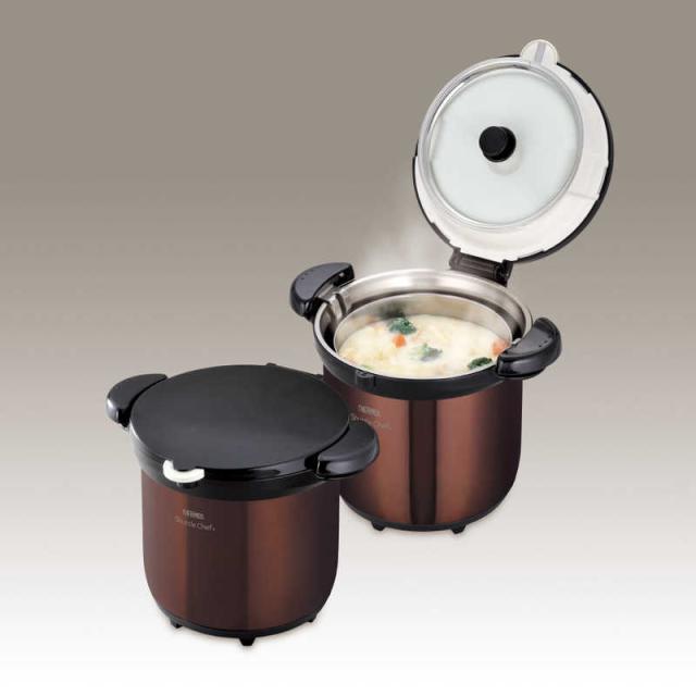 サーモス 真空保温調理器 (4.5L) シャトルシェフ クリアブラウン サーモス 真空保温調理器 (4.5L) シャトルシェフ クリアブラウン