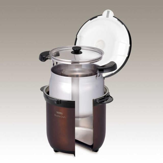 サーモス 真空保温調理器 (4.5L) シャトルシェフ クリアブラウン サーモス 真空保温調理器 (4.5L) シャトルシェフ クリアブラウン