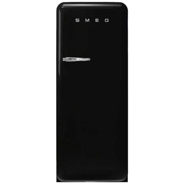 SMEG　冷蔵庫 ブラック ［1ドア /右開きタイプ］　FAB28RBL5JP（標準設置無料）
