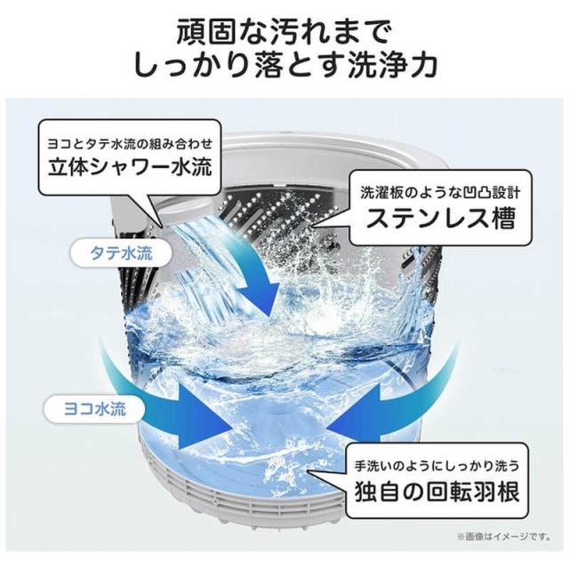 ハイセンス　全自動洗濯機 洗濯5.5kg ホワイト　HW-T55J（標準設置無料）_5
