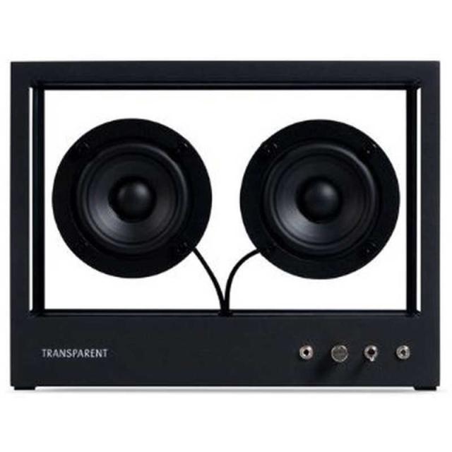 TRANSPARENTSPEAKER　Bluetooth スピーカー TRANSPARENT ブラック　
