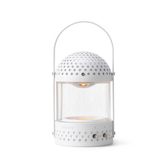 TRANSPARENTSPEAKER　ブルートゥーススピーカー Light Speaker ホワイト TLSW ［防滴 /Bluetooth対応］　TLS-W_1