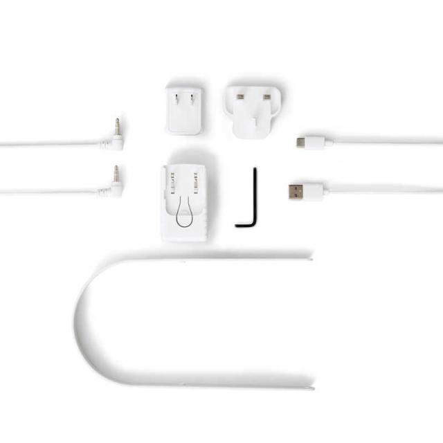TRANSPARENTSPEAKER　ブルートゥーススピーカー Light Speaker ホワイト TLSW ［防滴 /Bluetooth対応］　TLS-W_8