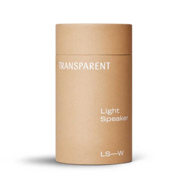 TRANSPARENTSPEAKER　ブルートゥーススピーカー Light Speaker ホワイト TLSW ［防滴 /Bluetooth対応］　TLS-W_9