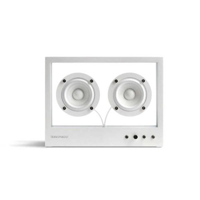 TRANSPARENTSPEAKER　Small Transparent Speaker Wi-Fi Version WiiM Mini搭載 Wi-Fiスピーカー ［Bluetooth対応 / Wi-Fi対応］ ホワイト　TPS02