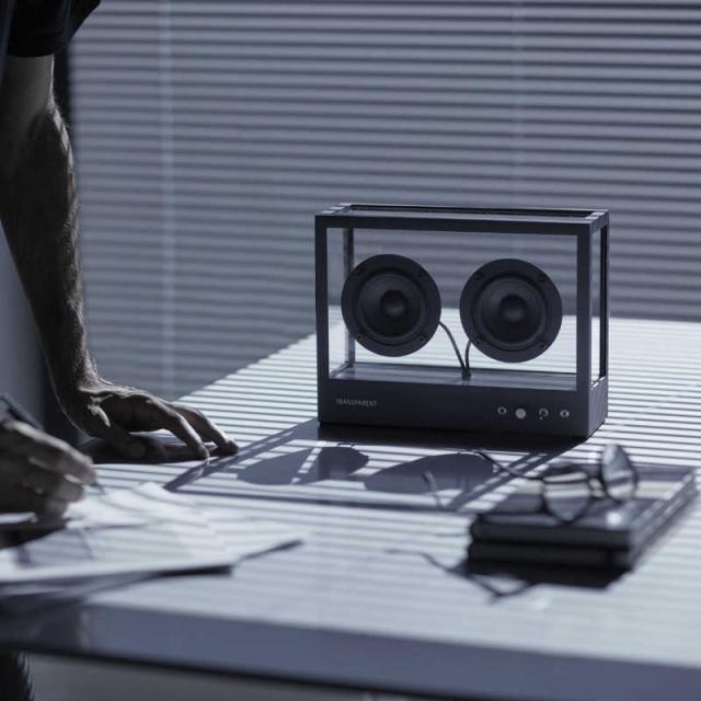 TRANSPARENTSPEAKER　Small Transparent Speaker Wi-Fi Version WiiM Mini搭載 Wi-Fiスピーカー ［Bluetooth対応 / Wi-Fi対応］ ブラック　TPS-04-Wifi_3