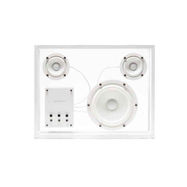 TRANSPARENTSPEAKER　Transparent Speaker Wi-Fi Version WiiM Mini搭載 Wi-Fiスピーカー ［Bluetooth対応 / Wi-Fi対応］ ホワイト　TPS-05-Wifi