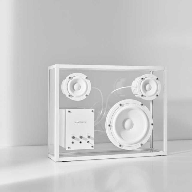 TRANSPARENTSPEAKER　Transparent Speaker Wi-Fi Version WiiM Mini搭載 Wi-Fiスピーカー ［Bluetooth対応 / Wi-Fi対応］ ホワイト　TPS-05-Wifi_3