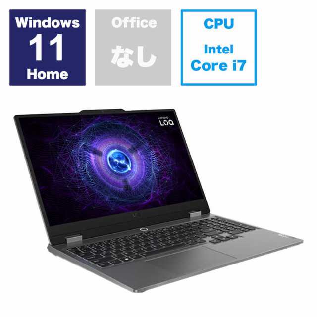 レノボジャパン　Lenovo　ゲーミングノートパソコン LOQ 15IRX9 [15.6型 /Windows11 Home /intel Core i7 /メモリ：16GB /SSD：512GB /20