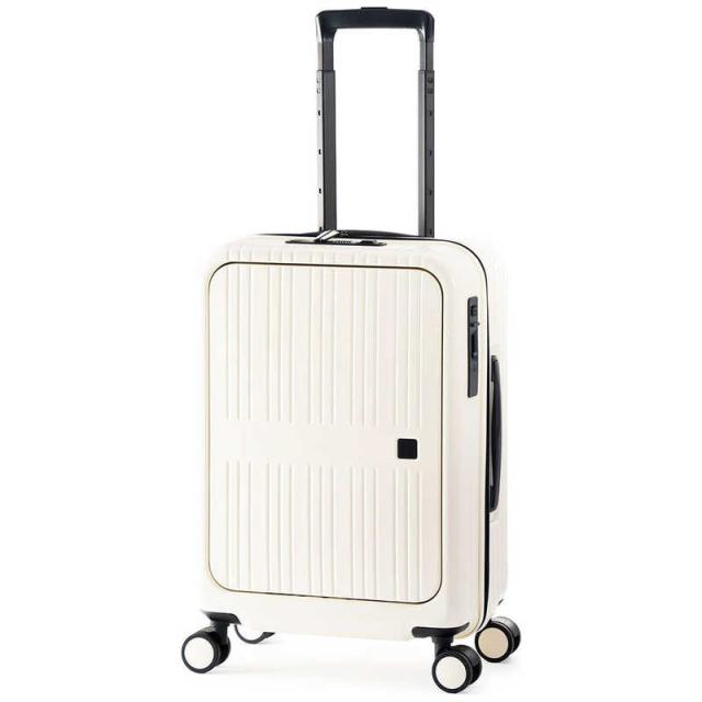 A.L.I　ハードキャリー Pitaflat ワンタッチフロントオープン バニラ [TSAロック搭載 /37L /3泊〜5泊]　PIF881018