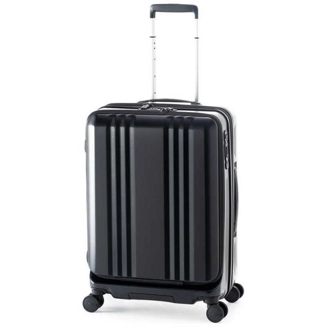 A.L.I　ハードキャリー デカかるEdge フロントオープンタイプ マットブラック [TSAロック搭載 /55(+10)L /3泊〜5泊]　ALI07722FW