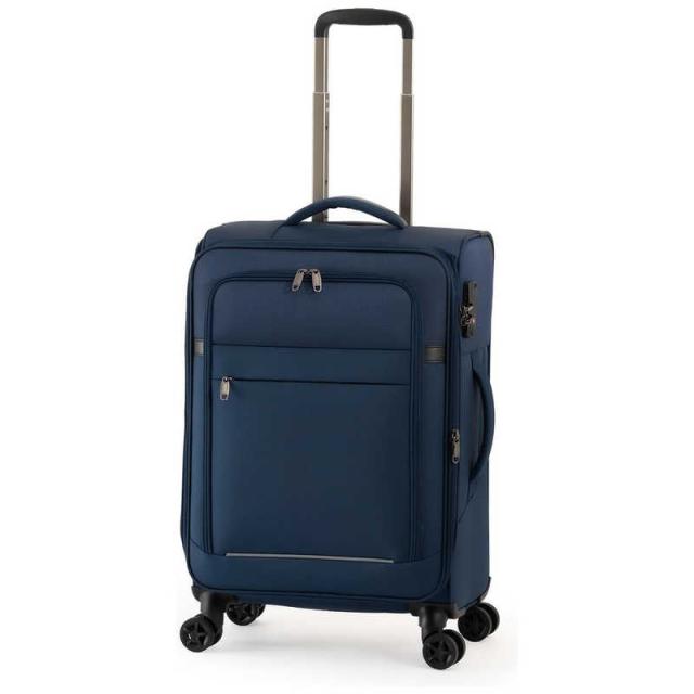 A.L.I　スーツケース ジッパータイプ 宿泊目安：4〜6日間 053L 拡張可能 ダブルキャスター TRIPLAYER ネイビー　ALP-7110-22