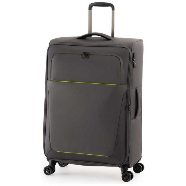 A.L.I　スーツケース ジッパータイプ 宿泊目安：7〜9日間 90L 拡張可能 ダブルキャスター TRIPLAYER グレー　ALP-7120-28