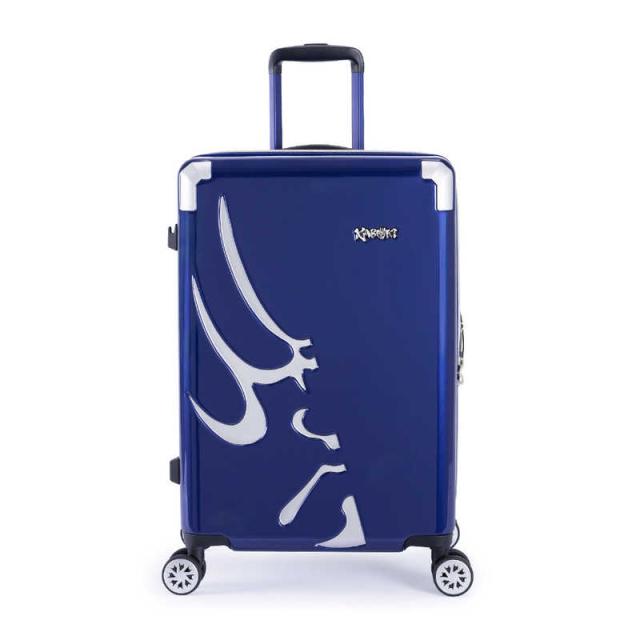 22 A.L.I. スーツケース ネイビー　56L A.L.I スーツケース ジッパータイプ 拡張機能搭載 スーツケースカバー