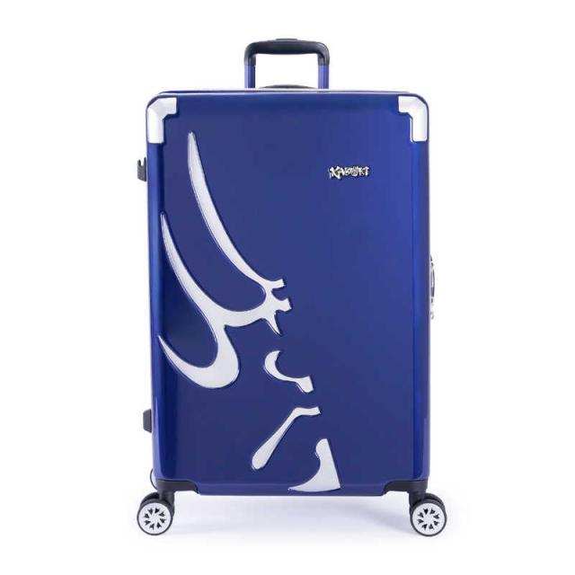 A.L.I　スーツケース ジッパータイプ 拡張機能搭載 スーツケースカバー付き 宿泊目安：7〜9日間 [TSAロック搭載 / 98L] KABUKI 瑠璃紺　KBK-1603-28W_1