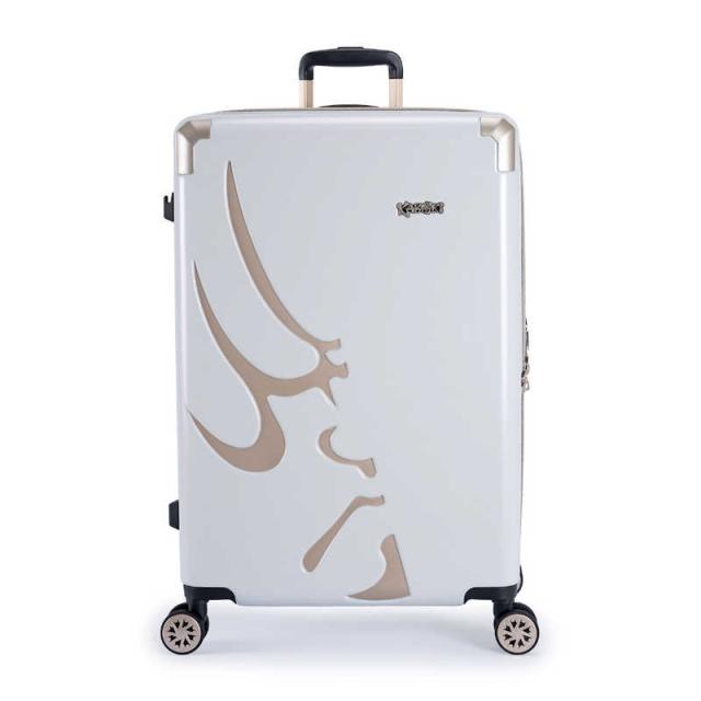 A.L.I　スーツケース ジッパータイプ 拡張機能搭載 スーツケースカバー付き 宿泊目安：7〜9日間 [TSAロック搭載 / 98L] KABUKI 白塗　KBK-1603-28W_1