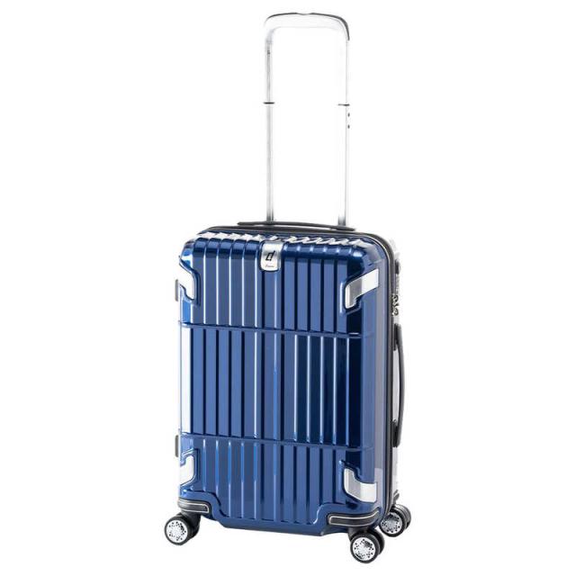 ディパーチャー　スーツケース ハードキャリー ジッパータイプ  宿泊目安：2〜3日間 33L 後輪ストッパー 後輪ストッパー シャイニングネイビー　HD-502S-227