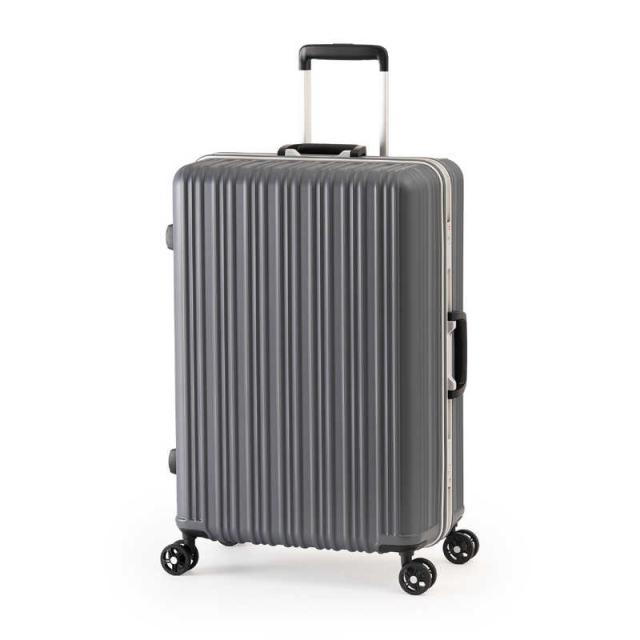 A.L.I　スーツケース フレームタイプ 宿泊目安：4〜6日間 064L 超軽量 高剛性フレーム TSAロック搭載 マットダークグレー　ALI-5088-24