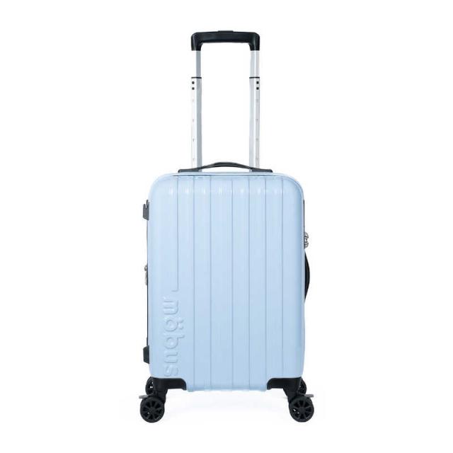 MOBUS　スーツケース ジッパータイプ 宿泊目安：1〜3日間 031L 拡張機能搭載 フットストッパータイプ USB充電ポート付属 機内持ち込み可能サイズ mobus アッシュアクア　MBC-1912-18W MOBUS スーツケース ジッパータイプ 宿泊目安：1〜3日間 031L 拡張機能