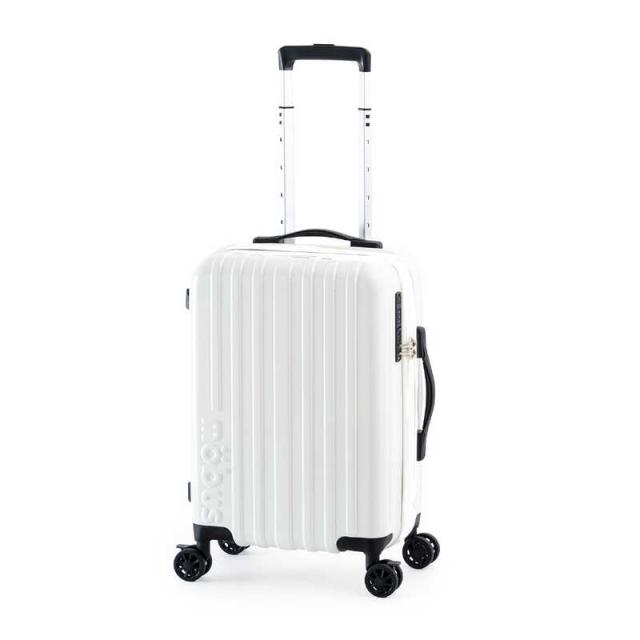 MOBUS　スーツケース ジッパータイプ 宿泊目安：1〜3日間 031L 拡張機能搭載 フットストッパータイプ USB充電ポート付属 機内持ち込み可能サイズ mobus アイボリー　MBC-1912-18W
