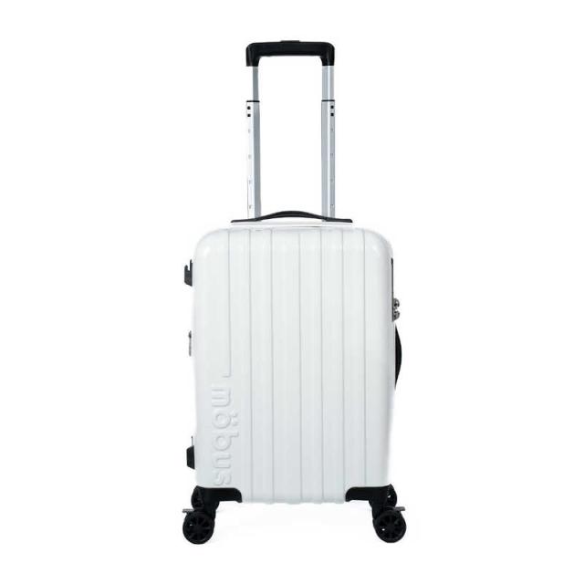 MOBUS　スーツケース ジッパータイプ 宿泊目安：1〜3日間 031L 拡張機能搭載 フットストッパータイプ USB充電ポート付属 機内持ち込み可能サイズ mobus アイボリー　MBC-1912-18W_1