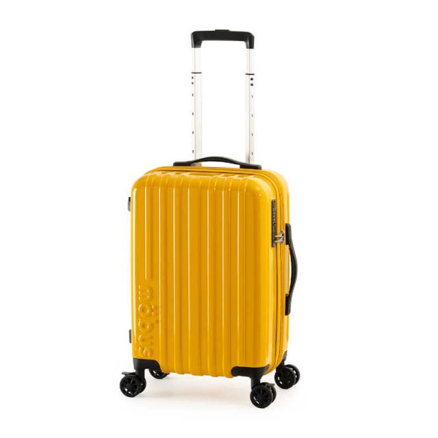 MOBUS　スーツケース ジッパータイプ 宿泊目安：1〜3日間 031L 拡張機能搭載 フットストッパータイプ USB充電ポート付属 機内持ち込み可能サイズ mobus マスタード　MBC-1912-18W