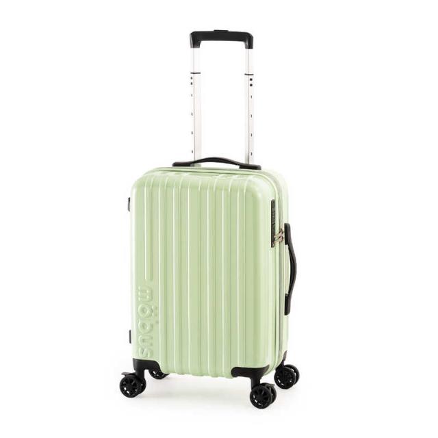 MOBUS　スーツケース ジッパータイプ 宿泊目安：1〜3日間 031L 拡張機能搭載 フットストッパータイプ USB充電ポート付属 機内持ち込み可能サイズ mobus アボカドグリーン　MBC-1912-18W