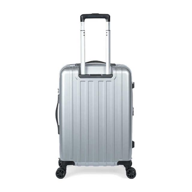 MOBUS　スーツケース ジッパータイプ 宿泊目安：4〜6日間 051L 拡張機能搭載 フットストッパータイプ USB充電ポート付属 mobus シルバー　MBC-1912-22W MOBUS スーツケース ジッパータイプ 宿泊目安：4〜6日間 051L 拡張機能