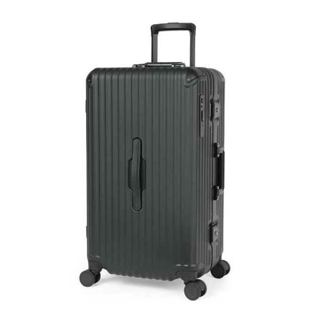 A.L.I　スーツケース フレームタイプ 宿泊目安：7〜9日間 070L 前輪ストッパー 抗菌・抗ウィルス 内装防水ポケット GRANMAX マットブラック　GM-056-25