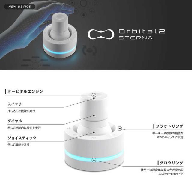 BRAINMAGIC クリエーター向け 左手入力デバイス Orbital2 STERNA