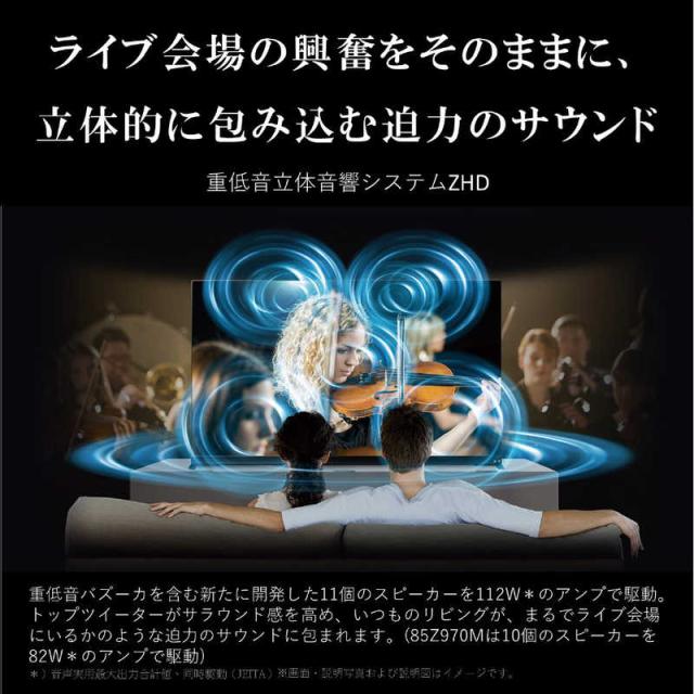 TVS REGZA　Mini LED 液晶テレビ REGZA レグザ [ 85V型 / 4Kチューナー内蔵 / YouTube 対応 ] (要事前見積)　85Z970M（標準設置無料）_19