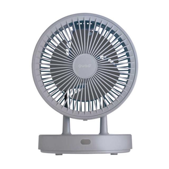 【2026年04月10日発売予定】QUADS　衣類乾燥360°DCサーキュレーター PUREAIR DRY DC(ピュアエアドライDC) ［DCモーター搭載 / リモコン付き］ グレー　QS505GY