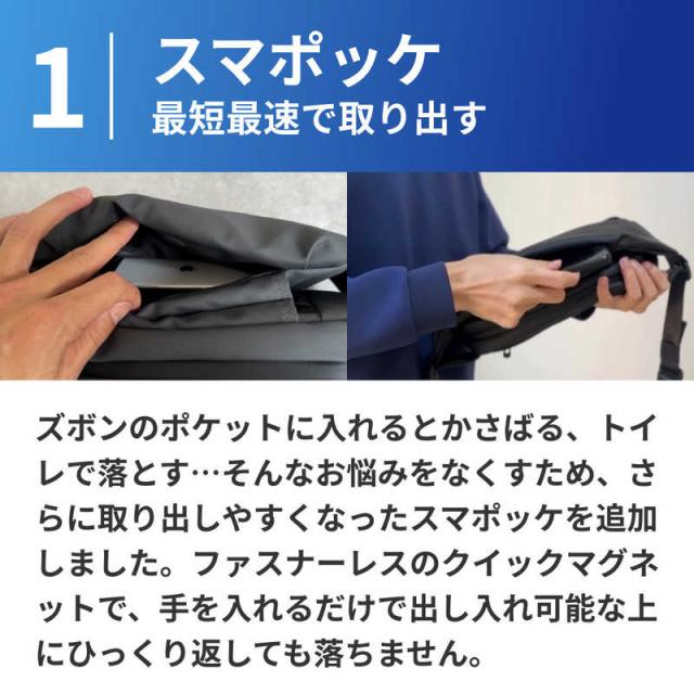 NIG　防水ボディバッグ QUICK PACK TRASPO ミニタブレット対応 3.1リットル 6＋5収納 大容量 ニグ ダークグレー　QP9TRASPODG_8