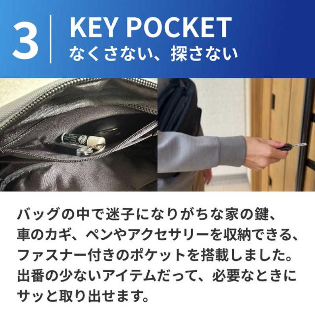 NIG　防水ボディバッグ QUICK PACK TRASPO ミニタブレット対応 3.1リットル 6＋5収納 大容量 ニグ ダークグレー　QP9TRASPODG_11