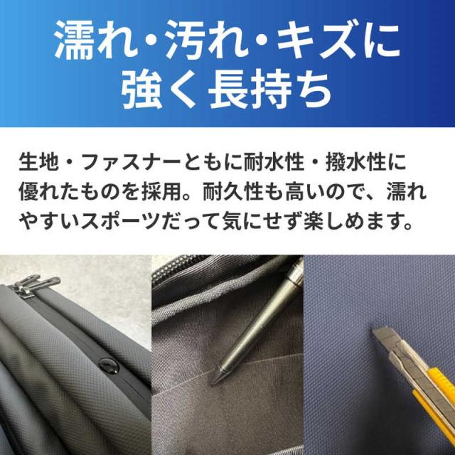 NIG　防水ボディバッグ QUICK PACK TRASPO ミニタブレット対応 3.1リットル 6＋5収納 大容量 ニグ ダークグレー　QP9TRASPODG_18
